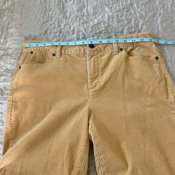 Talbots Mustard Corduroy Pants - Picture 8 of 11